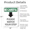 Signmission Safety Culture Sign, 18 in Width, Aluminum, Rectangle OS-2PACK-BC-A-1824-V-10115 - alternate 7